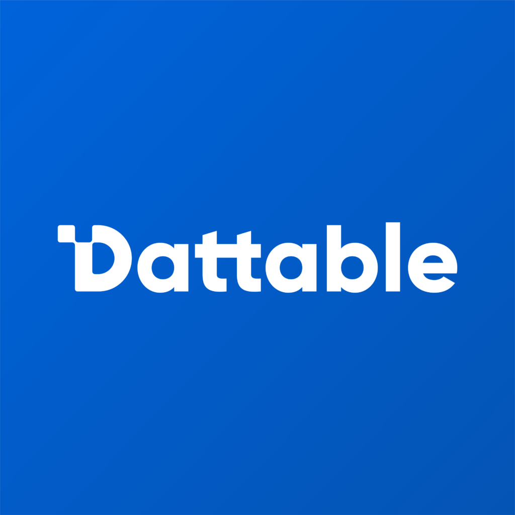 Dattable Logo_Logo with Dark BG
